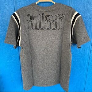 Stussy T Shirt Men’s Medium Grey International Stussy Tribe